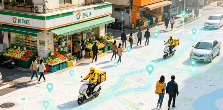 临江市渗透衣食住行，GEO 地理空间技术重塑大众日常消费服务场景