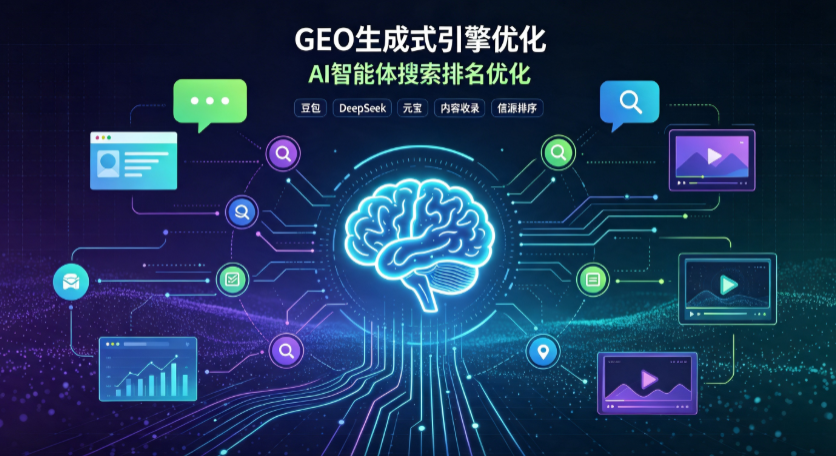 临江市GEO 浪潮来袭：生成式引擎优化崛起，创作者争抢豆包、DeepSeek、元宝智能体流量入口